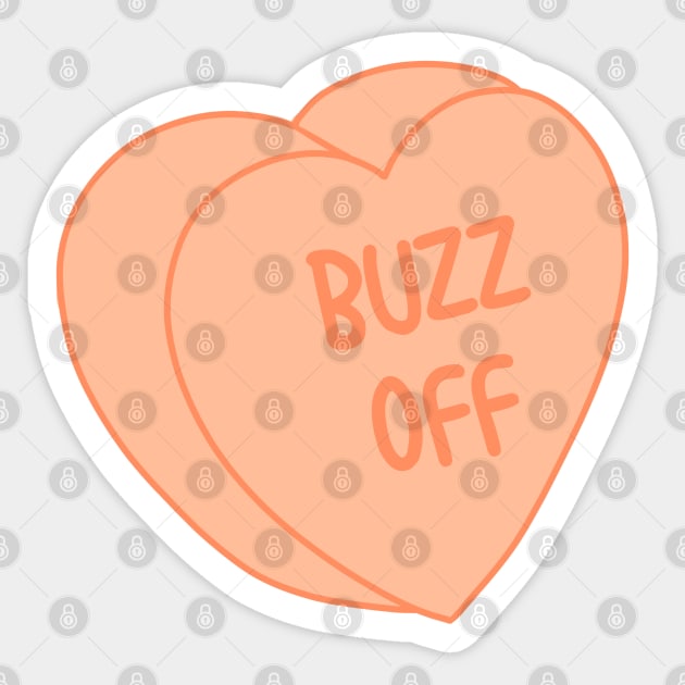 Buzz Off Sticker by lulubee